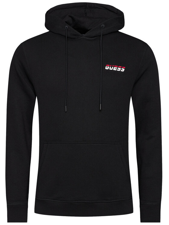 Guess Guess Bluza U0BA54 K9V31 Czarny Regular Fit