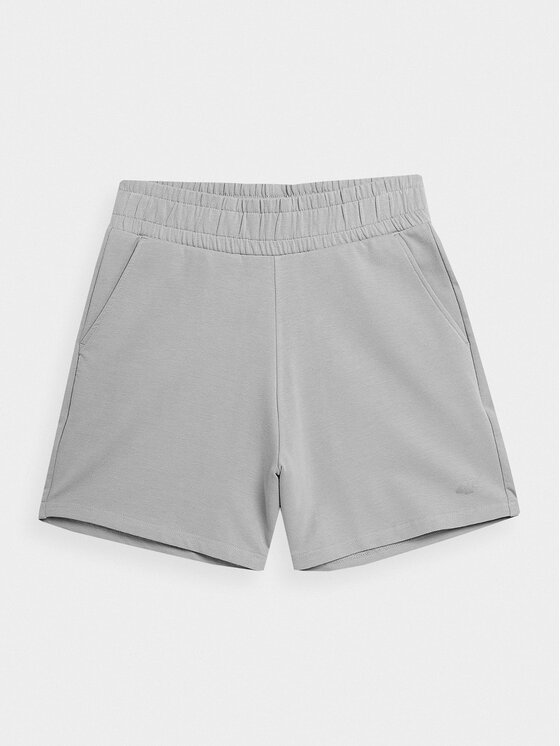 4F 4F Pantaloni scurți sport 4FSS23TSHOF070 Gri Regular Fit