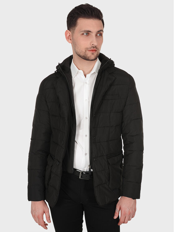 Evenemen Evenemen Kurtka przejściowa HERNO Czarny Slim Fit