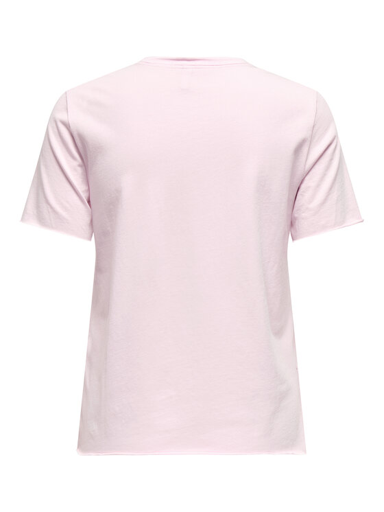 ONLY ONLY T-Shirt Lucy 15307412 Różowy Regular Fit