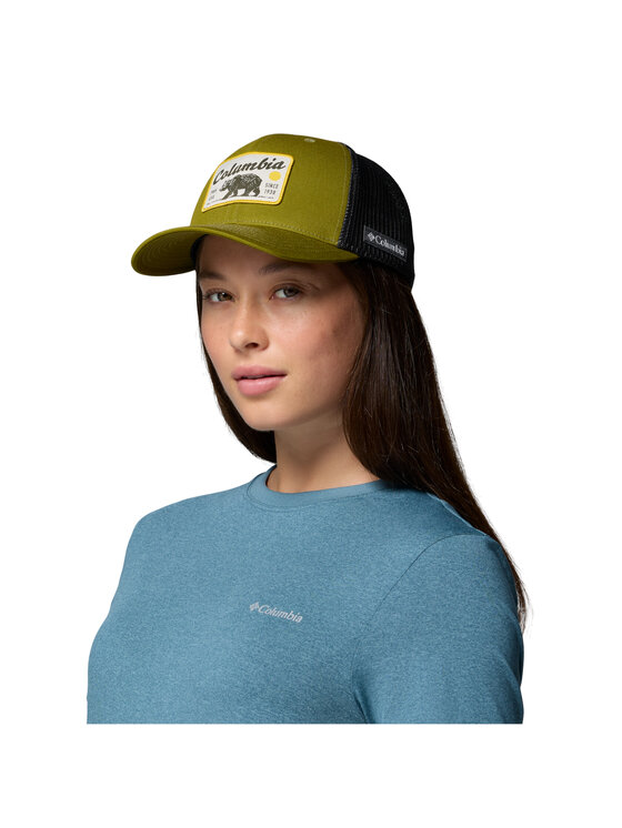 Columbia Columbia Cappellino Mesh Snap Back Hat Verde