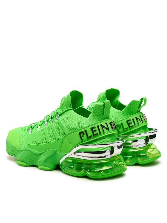 Plein Sport Plein Sport Sneakersy SADS USC0518 STE003N Zielony