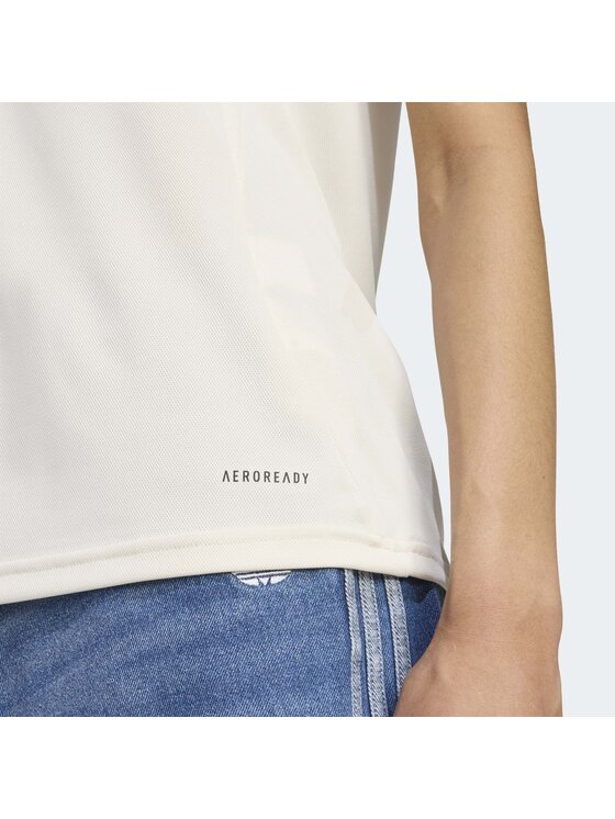 adidas adidas Koszulka techniczna 157763 Biały Regular Fit