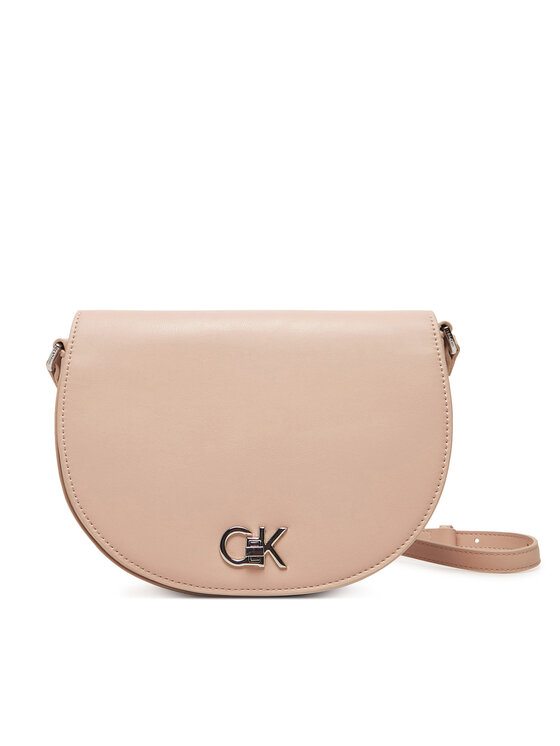 Calvin Klein Geantă Ck Hw Crossbody Saddle Bag K60K613236 Roz