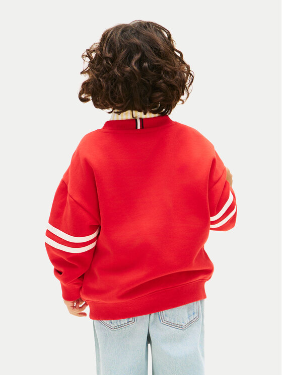 Tommy Hilfiger Tommy Hilfiger Sweatshirt Wavy Flag KB0KB10315 Rot Regular Fit