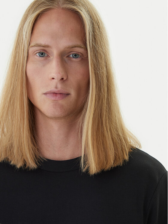 Calvin Klein Calvin Klein Тишърт LV04RD822G Черен Regular Fit
