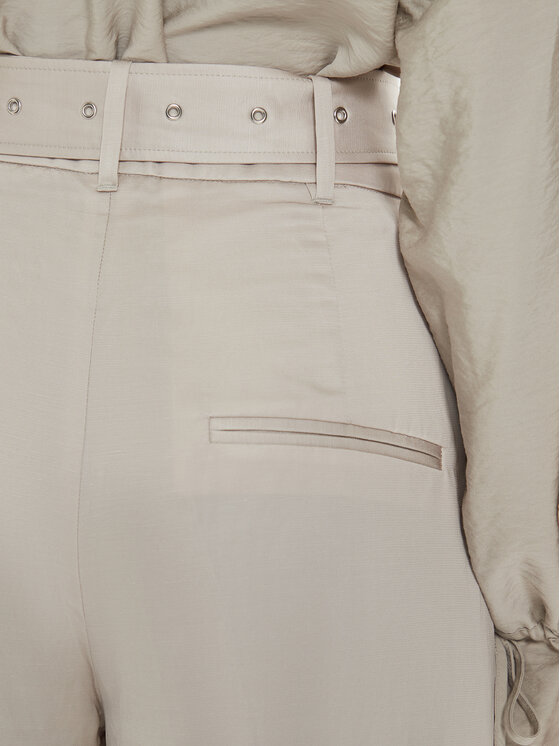 Karen by Simonsen Karen by Simonsen Pantaloni di tessuto Priscilla 10105042 Beige Loose Fit