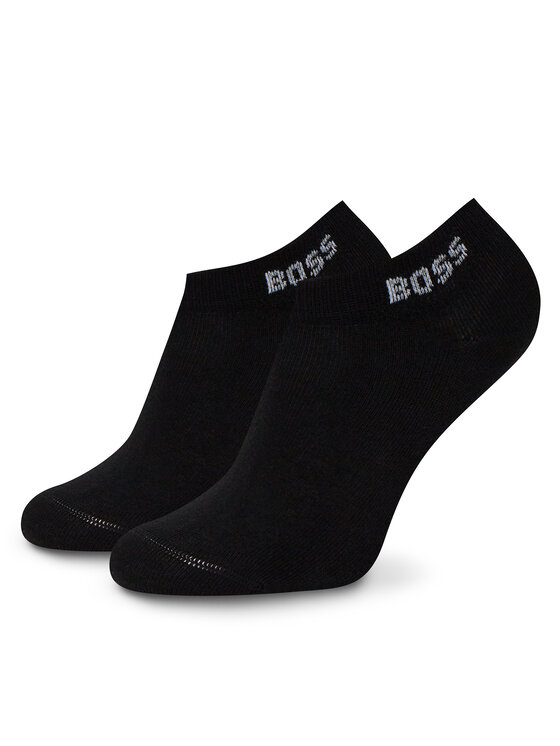 BOSS BOSS Set 2 parov ženskih nizkih nogavic 50502054 Črna