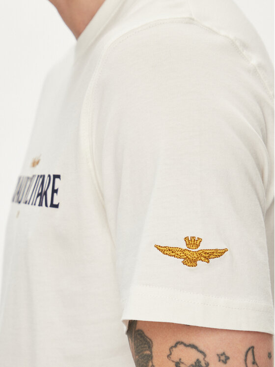 Aeronautica Militare Aeronautica Militare T-shirt 241TS2218J641 Bianco Regular Fit