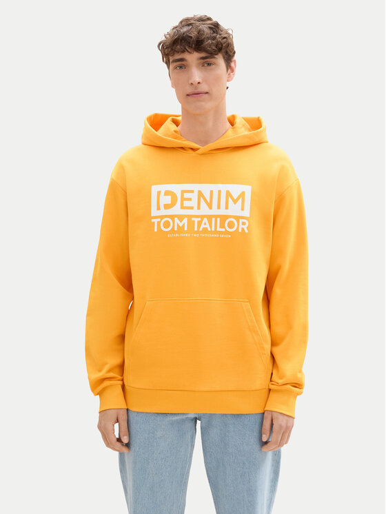 Tom Tailor Denim Mikina 1041482 Žltá Regular Fit