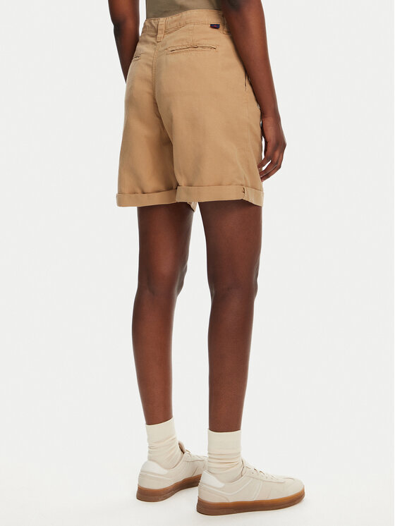 Robe di Kappa Robe di Kappa Pantaloncini di tessuto Yvonne Light Linnen 62124LW Beige Regular Fit