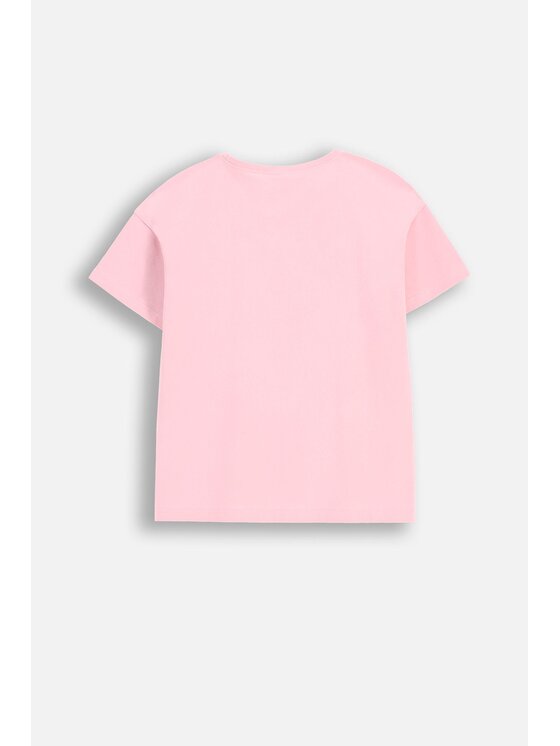 Coccodrillo Coccodrillo T-Shirt WC5143202DGJ-007 Różowy Regular Fit