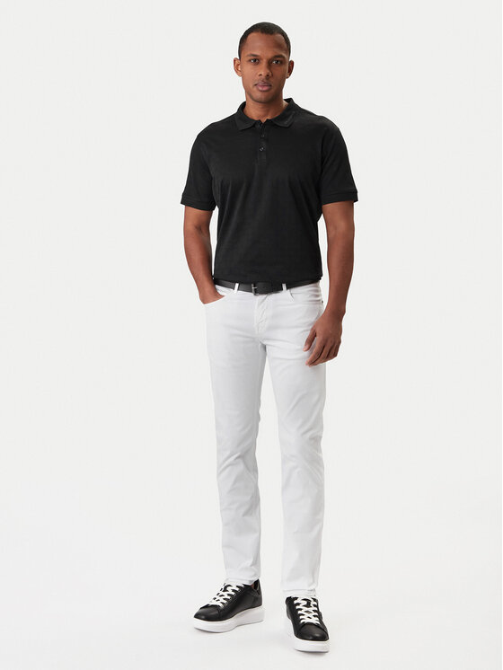 KARL LAGERFELD KARL LAGERFELD Pólóing 745008 561204 Fekete Slim Fit