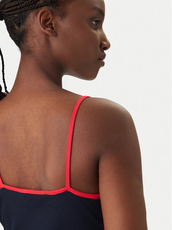 Tommy Jeans Tommy Jeans Φόρεμα καθημερινό DW0DW22335 Σκούρο μπλε Slim Fit