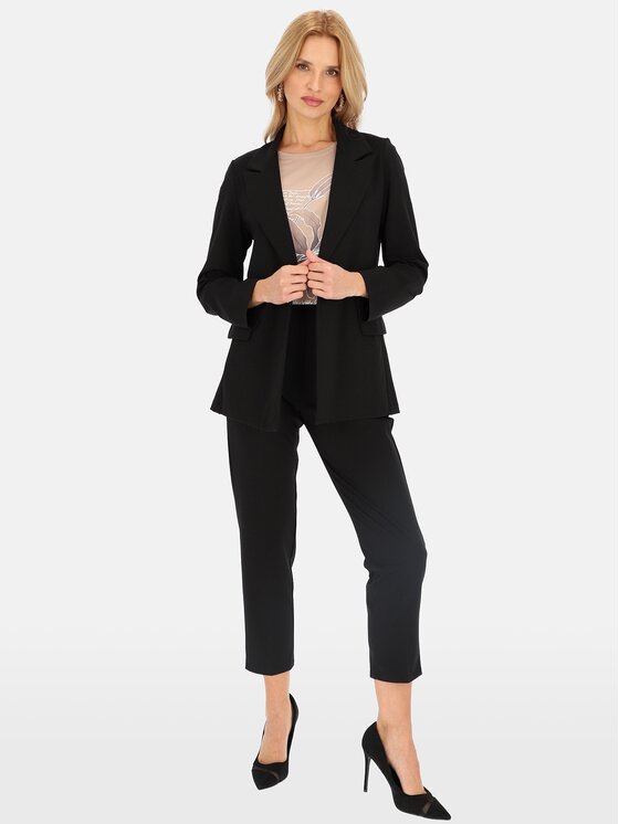 Perso Perso Sako VEE242404F Černá Regular Fit
