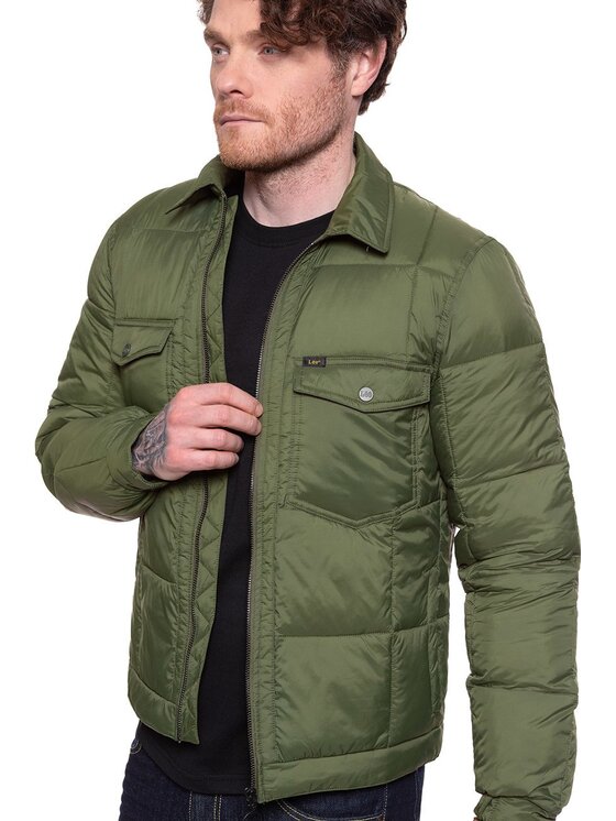 Lee Lee Giubbotto invernale LT CHETOPA PUFFER Verde Regular Fit