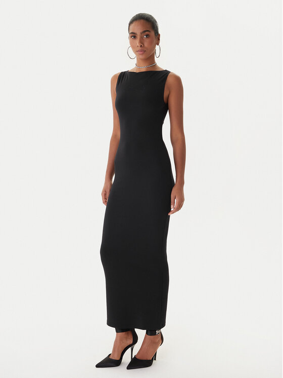 Juicy Couture Juicy Couture Každodenní šaty Canyon JCWED225318 Černá Slim Fit