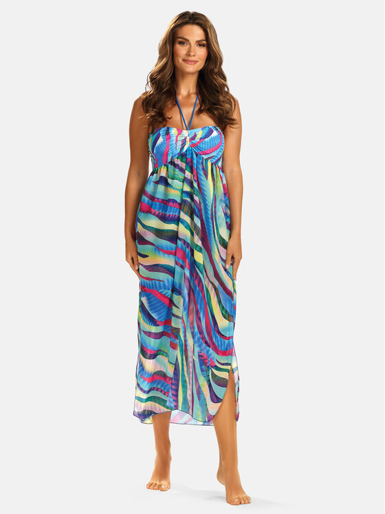 Feba Feba Vestito da spiaggia F43-2024 Blu