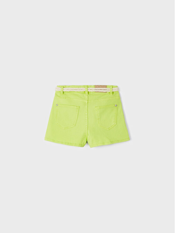 Mayoral Mayoral Шорти от плат 234 Зелен Regular Fit