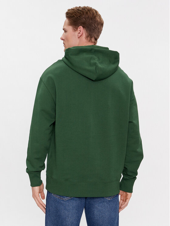 Tommy Jeans Tommy Jeans Džemperis ar kapuci DM0DM16369 Zaļš Relaxed Fit