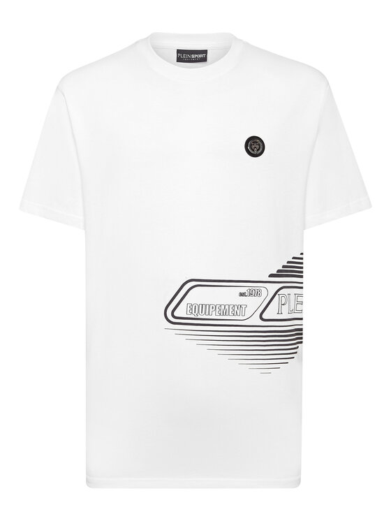 Plein Sport Plein Sport T-Shirt 19537 Biały Regular Fit