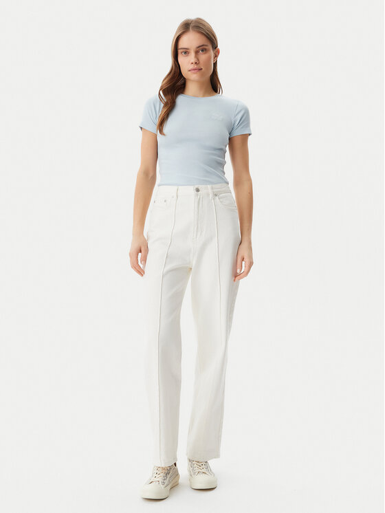 Guess Guess Marškinėliai W5GP62 KA0H1 Mėlyna Regular Fit