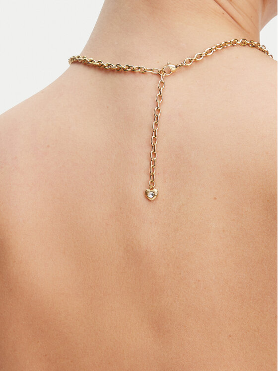Guess Guess Naszyjnik JUBN05216JW Złoty