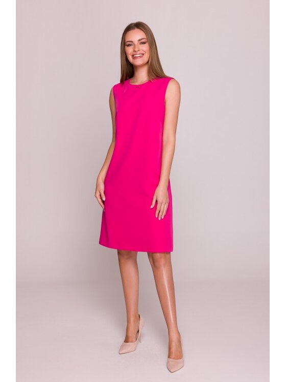 Stylove Stylove Sukienka codzienna S408 Różowy A-Line Fit