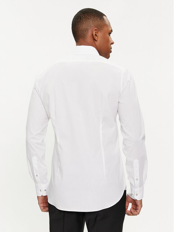 Michael Kors Michael Kors Cămașă MK0DS01288 Alb Slim Fit