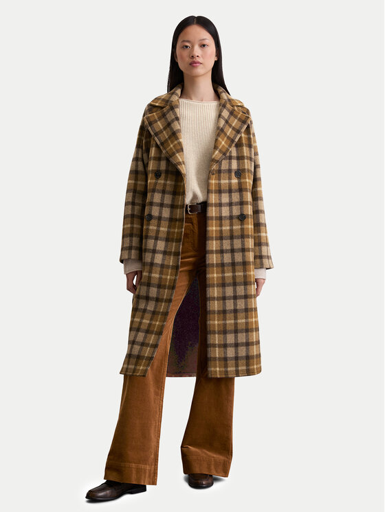 Marc O'Polo Marc O'Polo Wollmantel 508 0183 71151 Braun Relaxed Fit