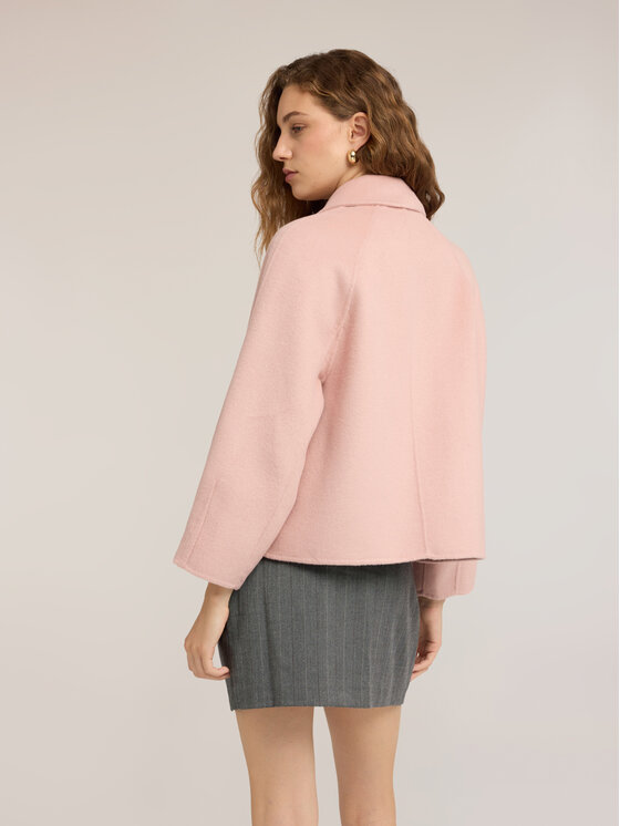 Motivi Motivi Cappotto invernale R019W000189N006 Rosa Boxy Fit
