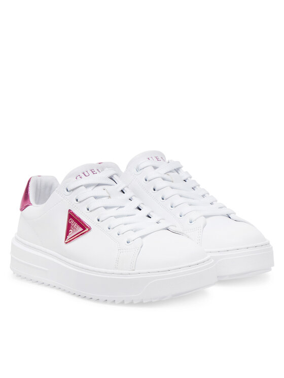 Guess Guess Sneakersy FLJD12 LEA12 Biela