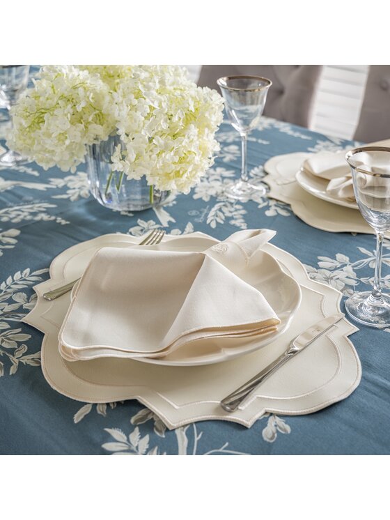 Roseberry Home Roseberry Home Serwetki Sotto Voce Porcelain Biały