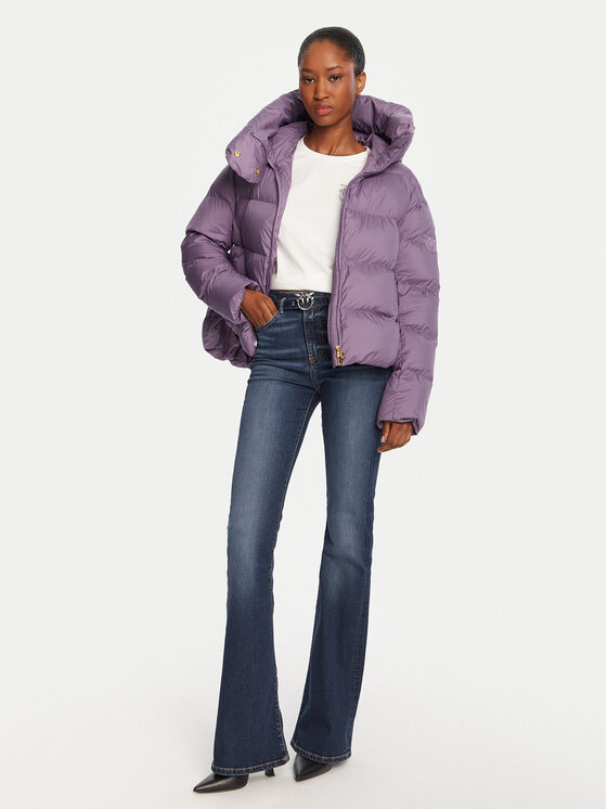 PINKO PINKO Zimní bunda 101602 A2P6 Fialová Regular Fit