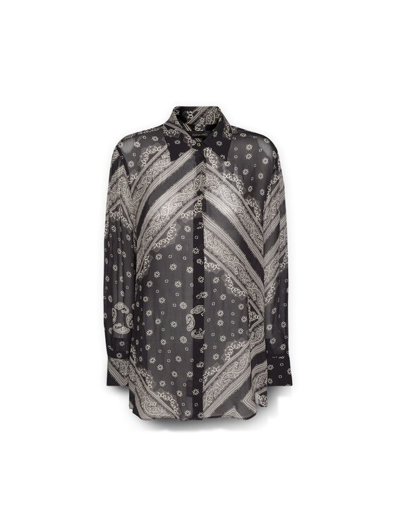 Elena Mirò Elena Mirò Camicia 5011P000304N001 Nero Regular Fit