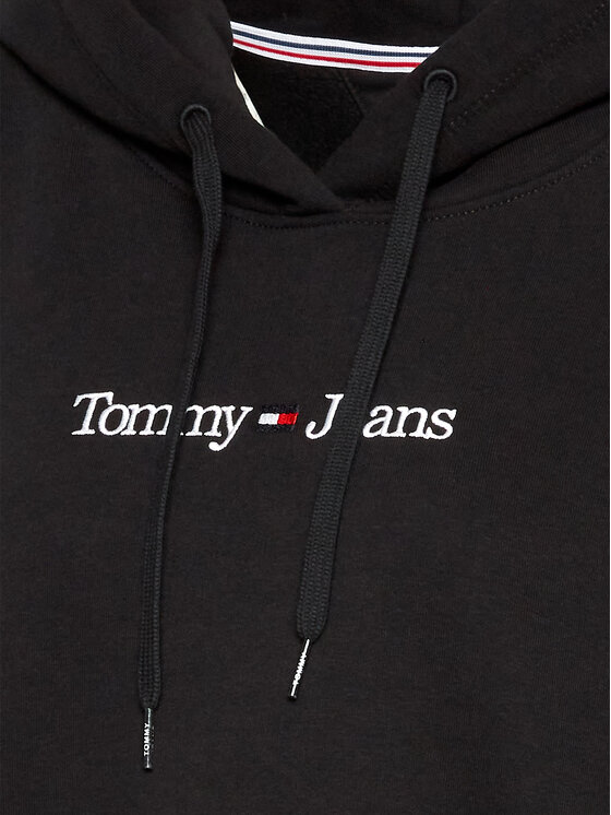 Felpa Serif Linear DW0DW14568 Nero Regular Fit