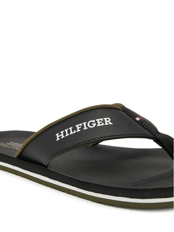 Tommy Hilfiger Tommy Hilfiger Flip flop Padded Comfort Hilfiger B Sandal FM0FM05440 Negru