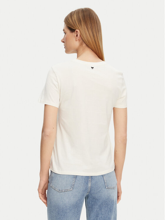 Weekend Max Mara Weekend Max Mara T-Shirt Vello 2515971051 Εκρού Regular Fit