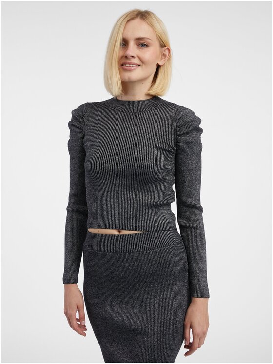 Orsay Orsay Sweter 507525660000__XS Szary A-Line Fit