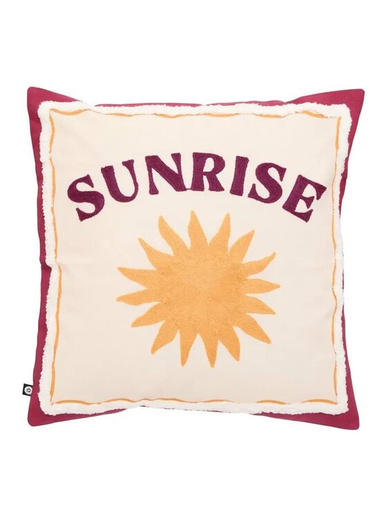 MIAhome MIAhome Poduszka dekoracyjna bawełniana Sunrise 40x40 cm Czerwony