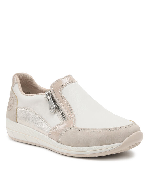 Rieker Nizki čevlji N1151-61 Bela