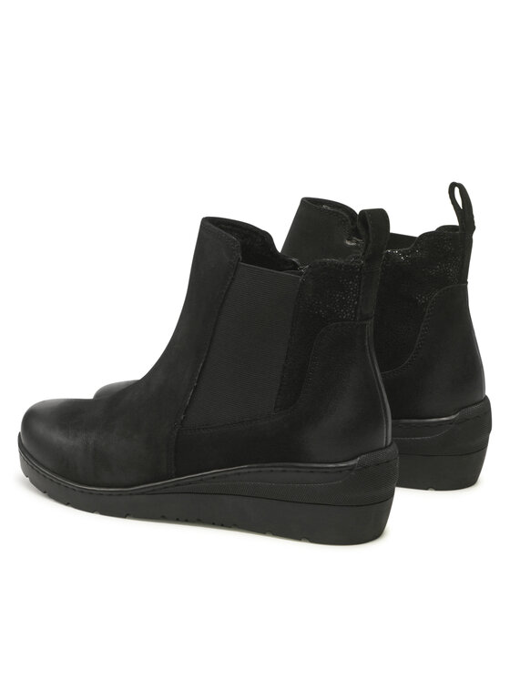 Go Soft Go Soft Stiefeletten WI23-WARUNA-02 Schwarz