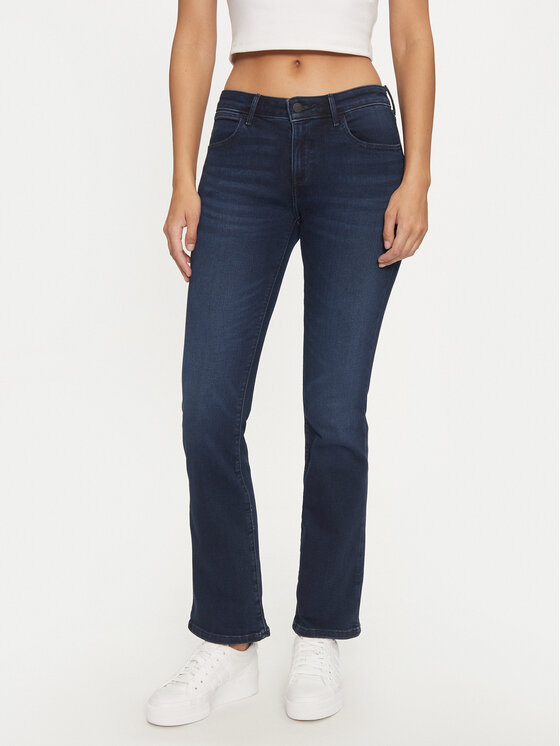 Wrangler Wrangler Farmer 112342797 Sötétkék Bootcut Fit