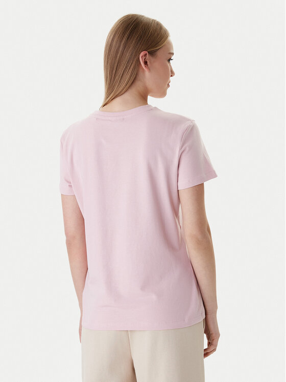 Guess Guess T-shirt V6RI12 J1314 Rosa Regular Fit