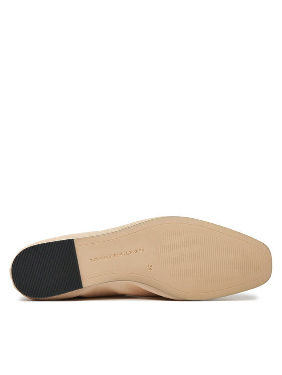 Tommy Hilfiger Tommy Hilfiger Baleriny Soft Leather Ballerina Bow FW0FW08355 Różowy
