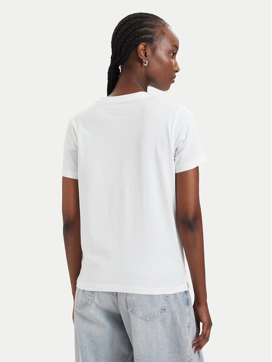 Guess Guess T-Shirt W6GI15 K3035 Biały Regular Fit