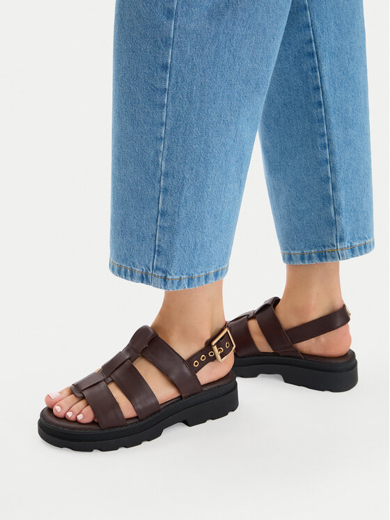 Clarks Clarks Сандали Orinoco3 Strap 26186095 Кафяв