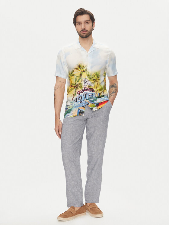 Lindbergh Lindbergh Cămașă 30-203735 Colorat Relaxed Fit