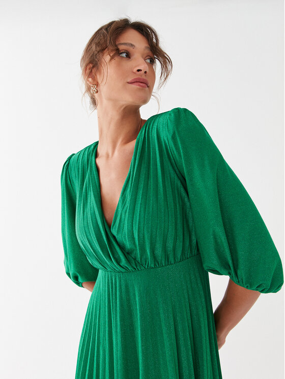 Liu Jo Liu Jo Coctailkleid CF3224 J1923 Grün Regular Fit