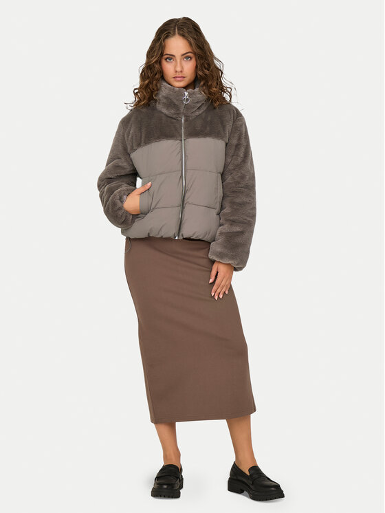 ONLY ONLY Zimska jakna 15292945 Siva Regular Fit